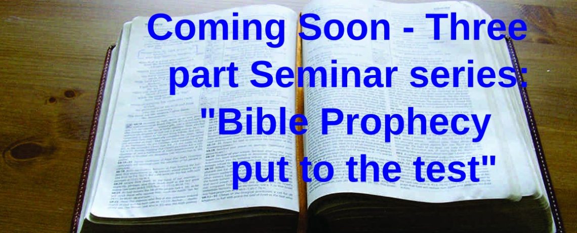 Bible Prophecy Put to the Test