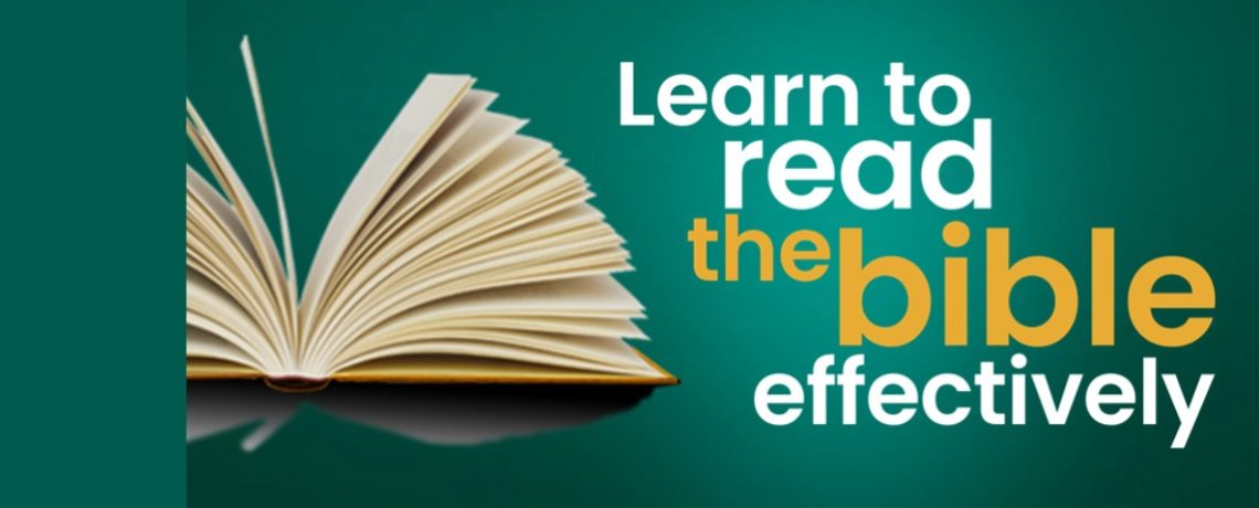 Learn to Read the Bible effectively